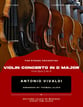 Violin Concerto in D Major Orchestra sheet music cover